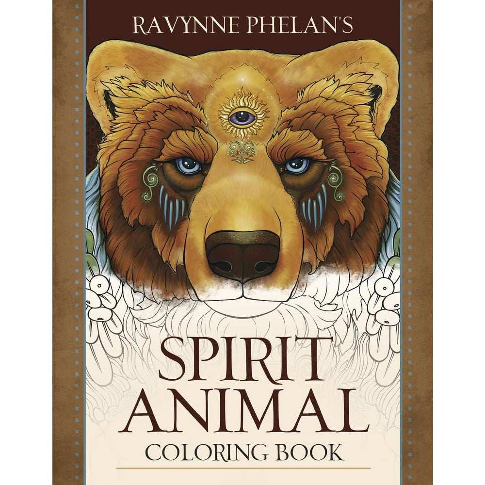 Spirit Animal Coloring Book cover image