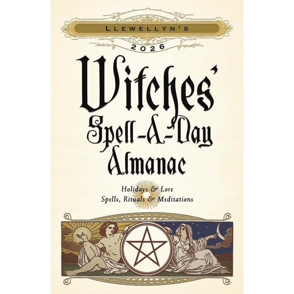 Llewellyn's 2026 Witches' Spell-A-Day Almanac (Llewellyn's 2026 Calendars, Almanacs & Datebooks, 17) cover image