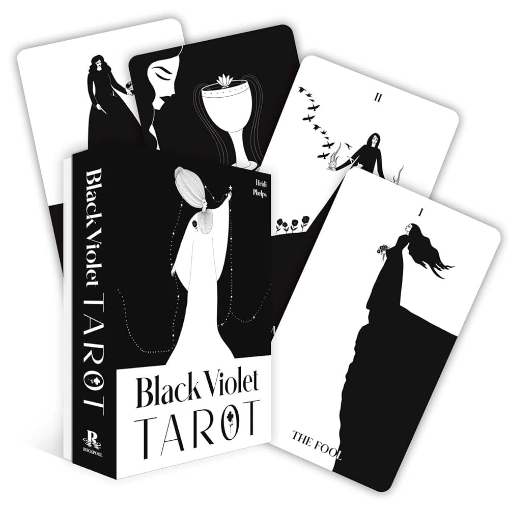 Black Violet Tarot (Rockpool Tarot) cover image