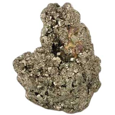 Fools Gold Charm, Pyrite for attracting prosperity, 3/4" - 1" size.