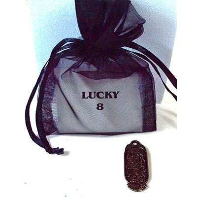 Lucky 8 Amulet, 1.5"