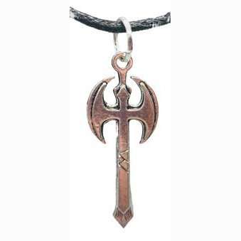 Shango Double Ax Amulet, 1 1/2"