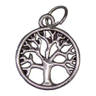 3/4" Tree of Life amulet pendant, sacred symbol, spiritual connection.