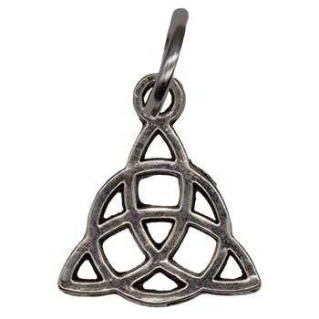 Triquetra Symbol Amulet, 3/4"