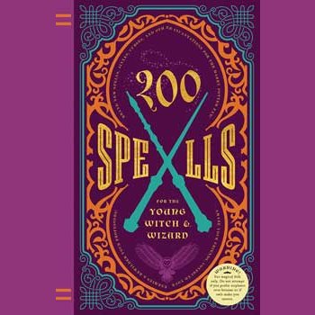 200 Spells for Young Witch & Wizard hardcover book by Kilkenny Knickerbocker.
