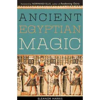 Ancient Egyptian Magic book cover featuring hieroglyphics and Egyptian deities.