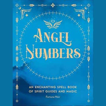Angel Numbers book by Fortuna Noir, a guide to decoding celestial number sequences for spiritual enrichment.