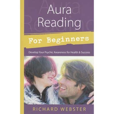 Aura Reading for Beginners by Richard Webster book cover.