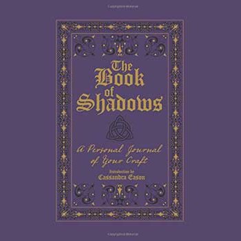 Shadows lined journal with elegant cover design for Wiccans' personal reflections and rituals.
