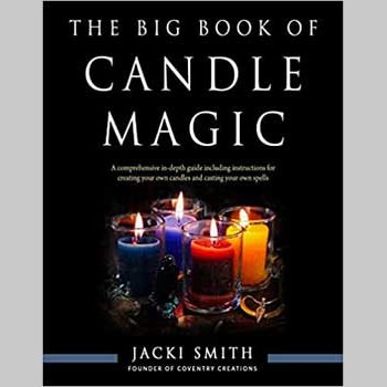 Big Book of Candle Magic by Jacki Smith paperback cover with colorful candles and spellcasting guide.