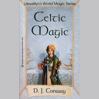 Celtic Magic book by D J Conway cover, mystical traditions and spellwork.