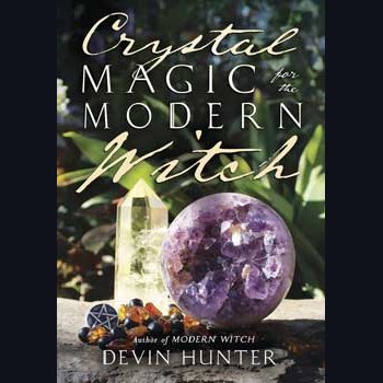 Crystal Magic for the Modern Witch book cover featuring crystals and minerals.