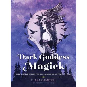 Dark Goddess Magick book cover featuring mystical illustration.
