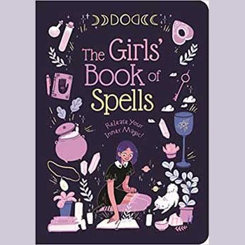 Girls' Book of Spells by Rachel Elliot cover illustration.