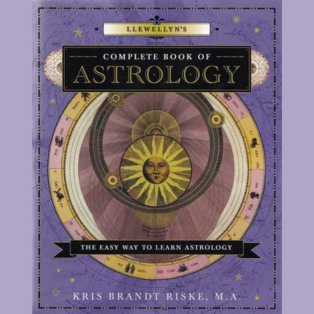 Llewellyn Complete Book of Astrology cover by Kris Brandt Riske.