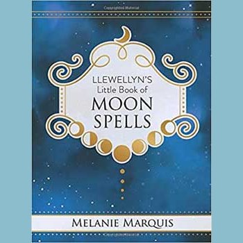 Llewellyn's Little Book of Moon Spells hardcover by Melanie Marquis, guide to moon magick rituals and spells.