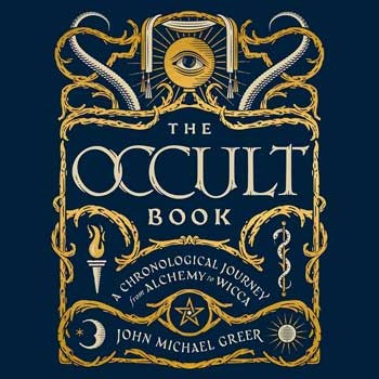 Occult Book cover by John Michael Greer featuring symbolic designs.