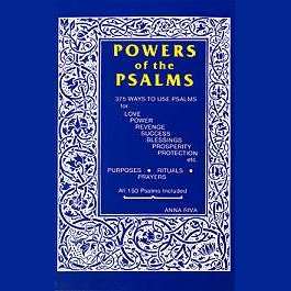 Powers of the Psalms book by Anna Riva for spiritual energy and protection