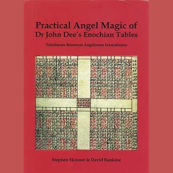 Practical Angelk Magic hardcover book by Skinner & Rankine featuring Dr. John Dee's Enochian tables.