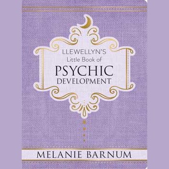 Psychic Development Llewellyn's Little Book by Melanie Barnum hardcover purple cover spiritual guidebook