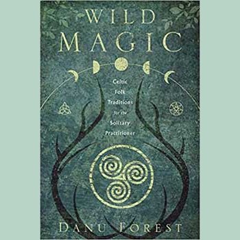 Wild Magic book cover featuring Celtic symbols and nature-themed designs.