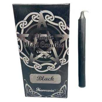 Black Magic Mini Candles by Harmonia