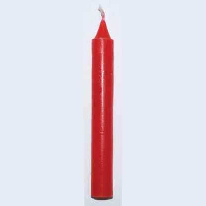 Red 6" Household Candle