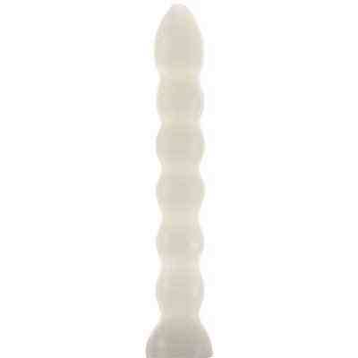 White Seven Knob Candles, 6 1/2"