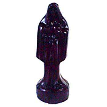 10-inch Black Holy Death Candle for spiritual protection and empath rituals