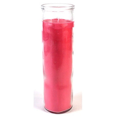 Pink 7-day jar candle