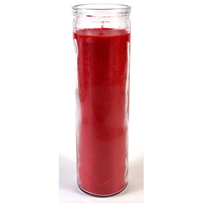 Red 7-day jar candle