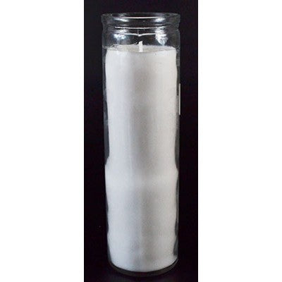White 7-day jar candle