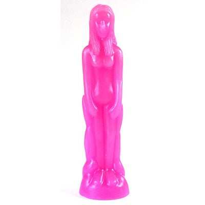 Pink Female Figure Candle, 8"