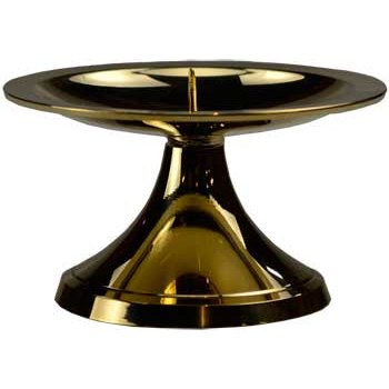 Spike votive holder in brass, suitable for candles with 7/8" to 3" base.