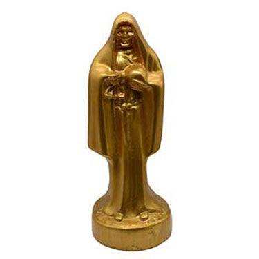 Gold Holy Death Candle, 10 Inches