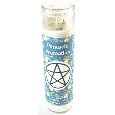 Pentacle Protection aromatic jar candle