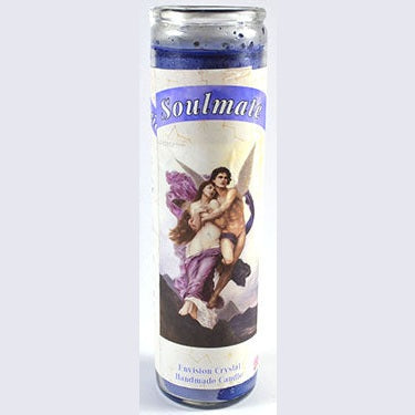 Soulmate aromatic jar candle with enchanting scent and mystical blessings for attracting love.