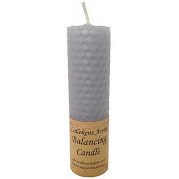 4 1/4" Balancing Lailokens Awen candle for chakra and energy balance.