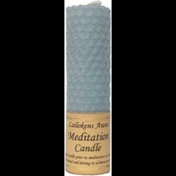 4 1/4" Meditation Lailokens Awen candle for calming and achieving alpha state during meditation.