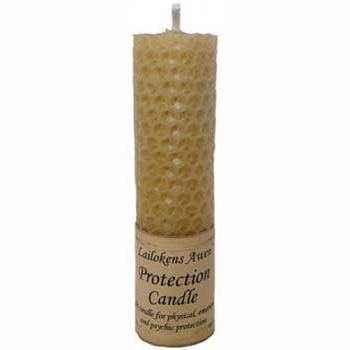 Protection Lailokens Awen Candle, 4 1/4"