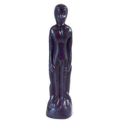 Black Male Figure Candle, 8"