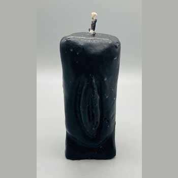 Black Female Gender Candle, 6 1/2"