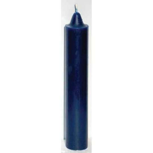 Blue Pillar Candles, 9 Inches