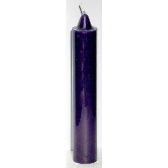 9" purple pillar candle for psychic abilities and spiritual protection