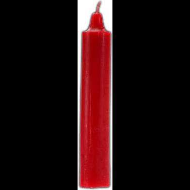 Tall Red Pillar Candle, 9"