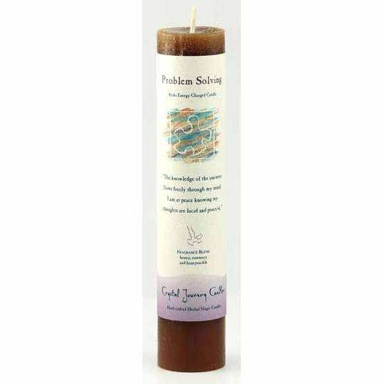 Problem Solving Reiki Charged Pillar Candle