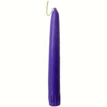 Wholeness Runic ritual candle in purple for spiritual healing and wholeness.