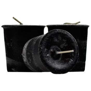 Black Cat Votive candle handcrafted with pure wax and cotton wick for metaphysical use and protection
