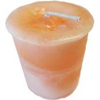 Compassion herbal votive - peach