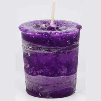 Healing Herbal votive - purple